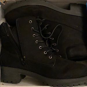 Black Suede Boots